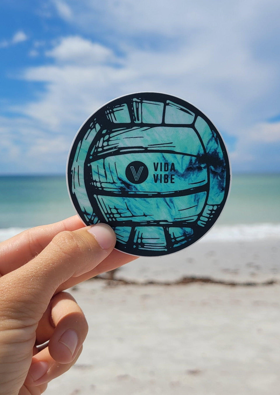 VidaVibe Volleyball Sticker